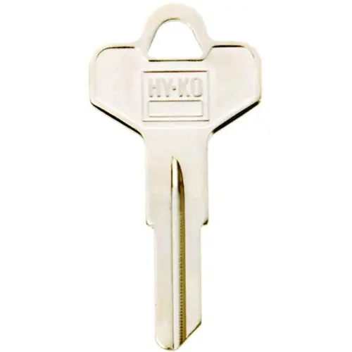 Key Blank, Brass, Nickel, For: Dexter Cabinet, House Locks and Padlocks