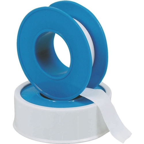 Thread Seal Tape, 260 in L, 3/4 in W, PTFE, Blue/White - pack of 144