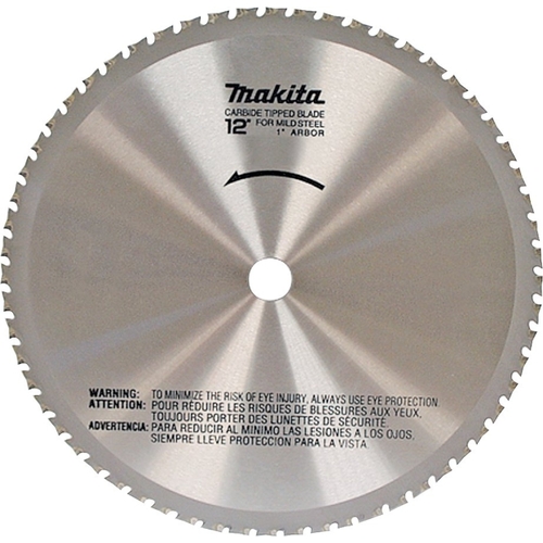 Makita A-90532 Circular Saw Blade, 12 in Dia, 1 in Arbor, 60-Teeth, Carbide Cutting Edge