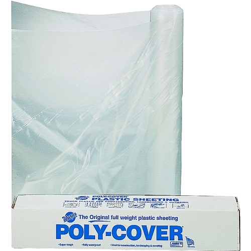 Orgill 4X40-C Poly Film, 100 ft L, 40 ft W, Clear