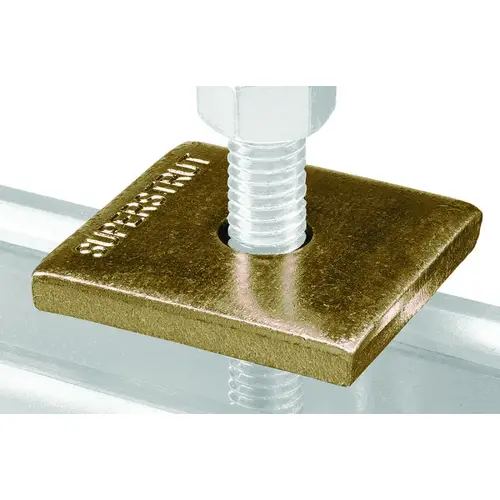 Superstrut ZAB2411/2-10 200 Square Conduit Washer, Stainless Steel, Gold, Galvanized - pack of 5
