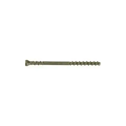 Camo 345248S 0 Deck Screw, #7 Thread, 2-3/8 in L, Trim Head, Star Drive, Stainless Steel, Black - pack of 350