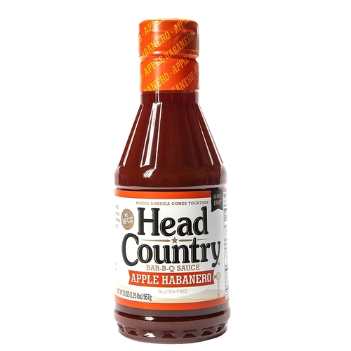 Head Country HC420 BBQ Sauce, Apple Habanero Flavor, 20 oz