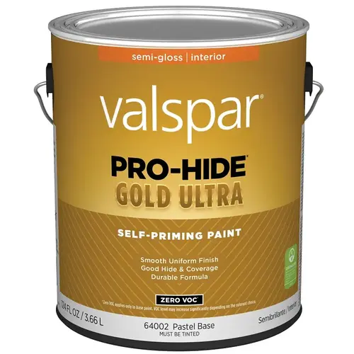 Pro-Hide Gold Ultra Interior Self-Priming Paint - Semi-Gloss / Pastel / 1 Gallon