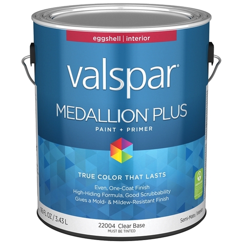 Medallion Plus Interior Paint & Primer - Eggshell / Clear Base / 1 Gallon