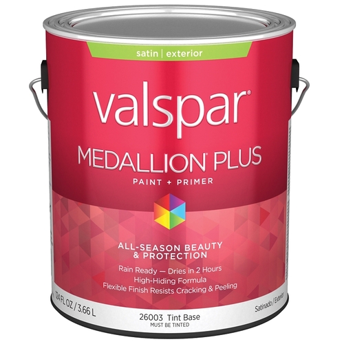 Medallion Plus Exterior Paint & Primer - Satin Finish / Tint Base / 1 Gallon