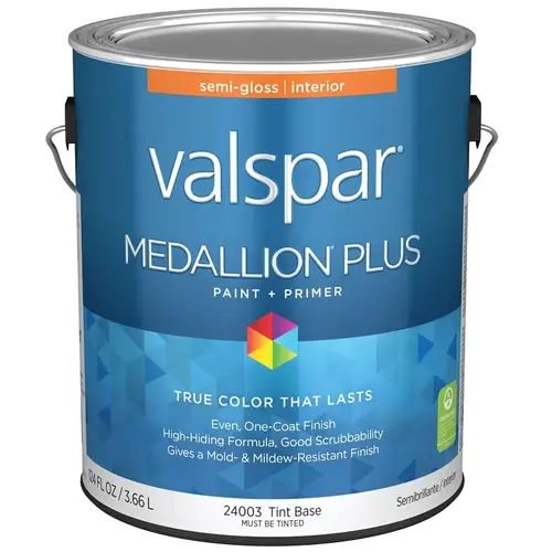 Medallion Plus Interior Paint & Primer - Semi-Gloss / Tint Base / 1 Gallon