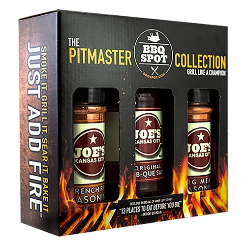 BBQ Spot OW89072 Pitmaster, Joe's Kansas City Series BBQ Gift Pack, 3 lb