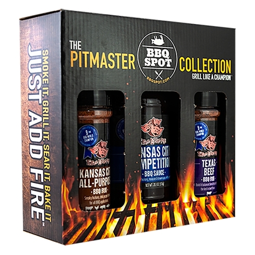 Pitmaster, Three Little Pigs BBQ Series BBQ Gift Pack, 3 lb
