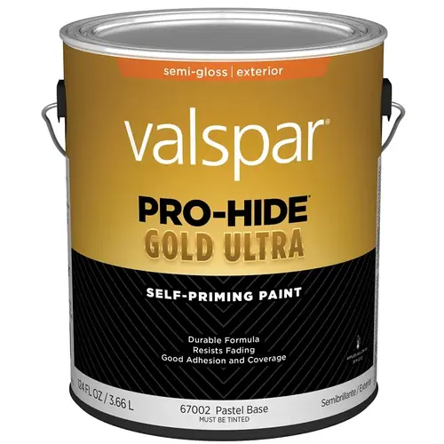 Pro-Hide Gold Ultra Exterior Self-Priming Paint - Semi-Gloss / Pastel / 1 Gallon