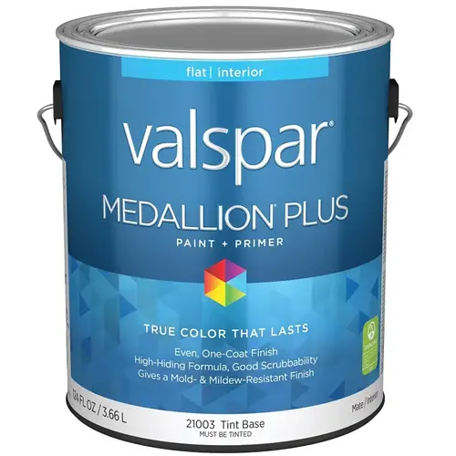 Medallion Plus Interior Paint & Primer - Flat / Tint Base / 1 Gallon