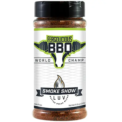 Fergolicious OW74230 BBQ Rub, Smoke Show LUV Flavor, 11.8 oz Bottle