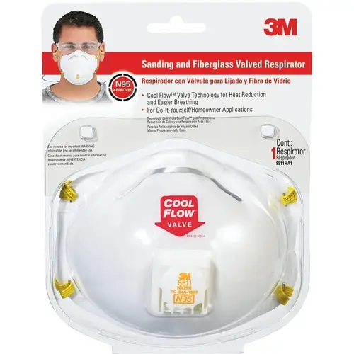 Cool Flow Valved Disposable Respirator