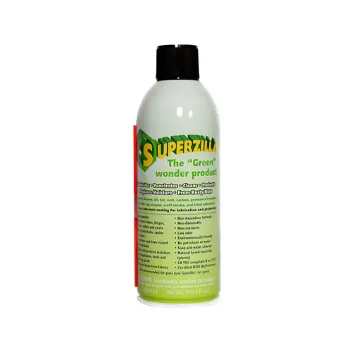 Superzilla AP10-300-1A Superzilla The Green Wonder Product Penetrating Oil for Chains Hinges and Gears Aerosol 10.14 oz