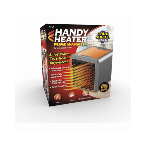 Handy Heater HEATPW-MC4 Pure Warmth Series Portable Space Heater, 1200 W, 3-Heat Setting