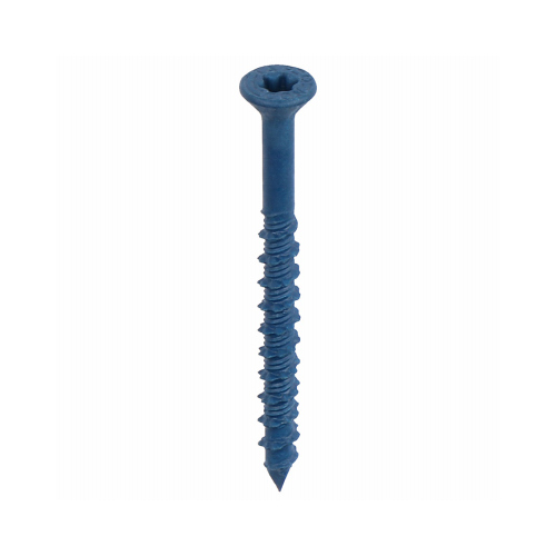 Concrete Screws 2-1/4" L Star Flat Head Climaseal