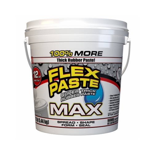 FLEX PASTE PFSMAXWHT01 All-Purpose Joint Compound, White, 12 lb, Tub