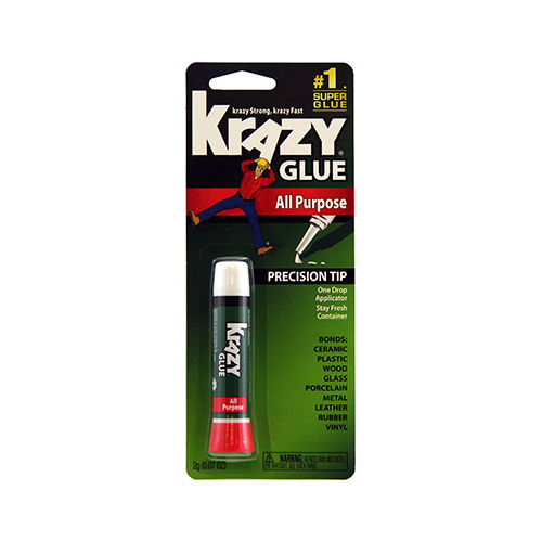 Krazy Glue KG78548R Skin Guard Super Glue, Liquid, Irritating, Clear, 2 g Tube
