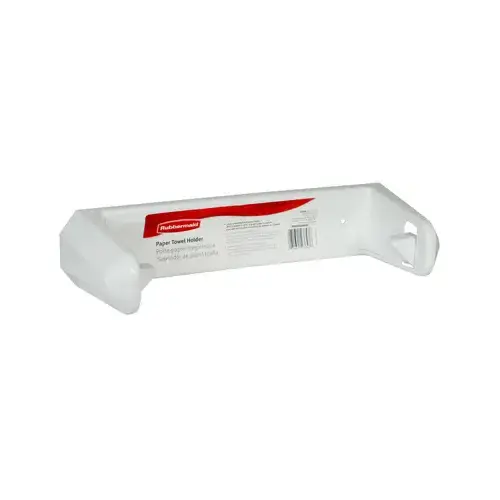 Rubbermaid 2364-RD-WHT Paper Towel Holder Plastic 3" H X 5" W X 14" L White