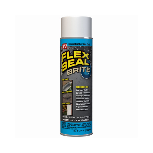 Rubber Sealant, 14 oz, Aerosol Can Bright