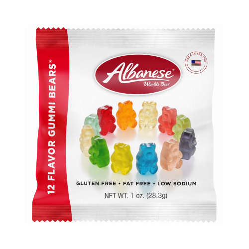 Albanese 53379 Gummi Bears Assorted 1 oz