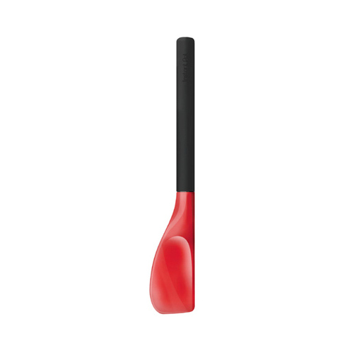 Spoon Spatula Black/Red Nylon Black/Red - pack of 3