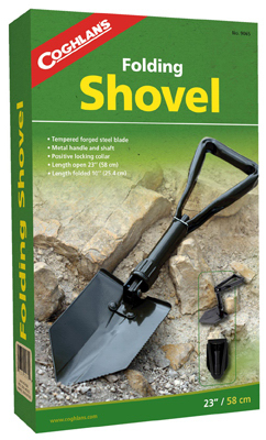 Coghlan's 9065 Shovel Black 9.625" H X 1.125" W X 23" L Black