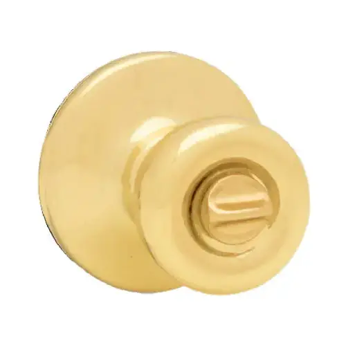 Tylo Polished Brass Bed & Bath Door Knob