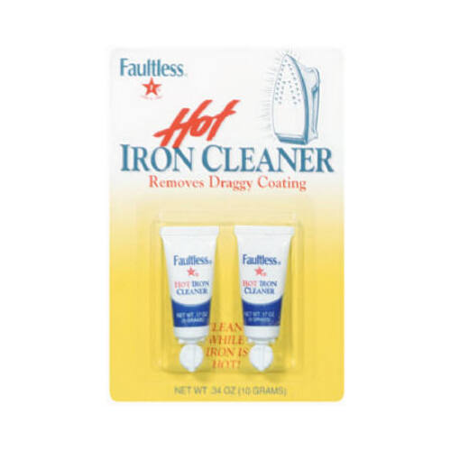 Faultless 40105 Hot Iron Cleaner, 0.17 oz, Paste, Pleasant, Pale Yellow/Tan