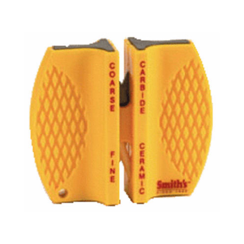 Knife Sharpener Smith's 7" L Carbide/Ceramic 800 Grit Yellow - pack of 24