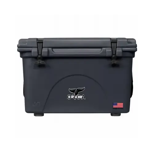 ORCA ORCCH040 Cooler, 40 qt Cooler, Charcoal, 10 days Ice Retention