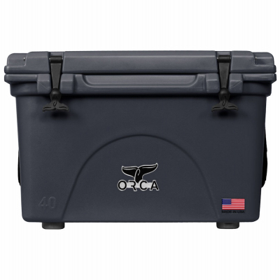 ORCA ORCCH040 Cooler, 40 qt Cooler, Charcoal, 10 days Ice Retention