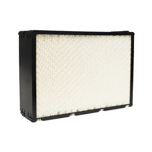 Wick Filter, 16-3/4 in L, 4-1/2 in W, Plastic Frame, White