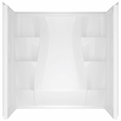 Delta 40204 Bathtub Surround Classic 400 59-7/8" H X 59-7/8" W X 29-7/8" L White High Gloss White