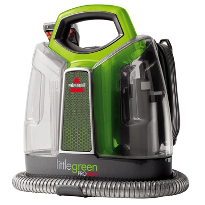 BISSELL 2513G Little Green Carpet Cleaner, 37 oz Tank, 3 in W Cleaning Path, Cha-Cha Lime/Titanium