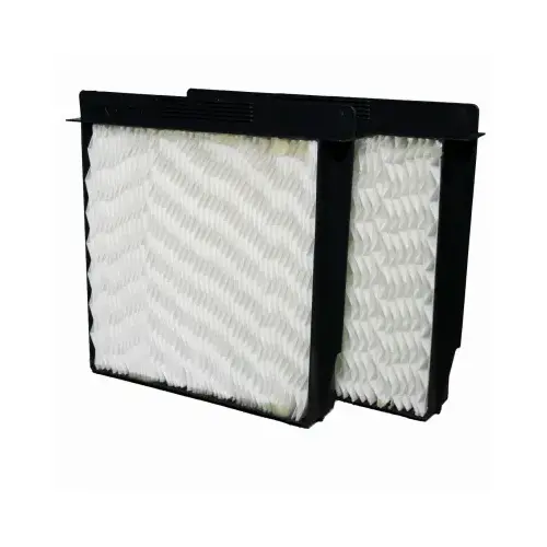 Essick Air 1040 Wick Filter, 9 in L, 1-1/2 in W, Plastic Frame, White, For: B23 Series Console Humidifier Pair