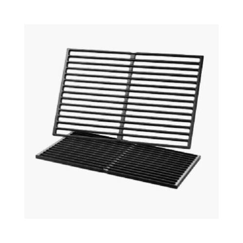 Weber 7524 Cooking Grate Set, 19-1/2 in L, 12-29/32 in W, Cast Iron, Enamel-Coated - pack of 2