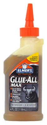 Elmers E9415 Glue All Super Strength Liquid 4 oz Clear