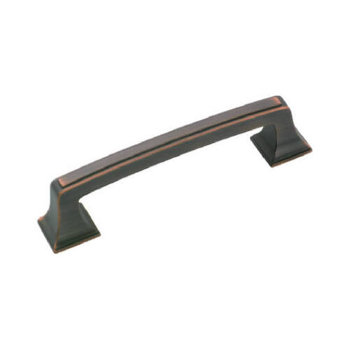 3-3/4" (96 mm) Center to Center Mulholland Cabinet Pull Oil Rubbed Bronze Finish