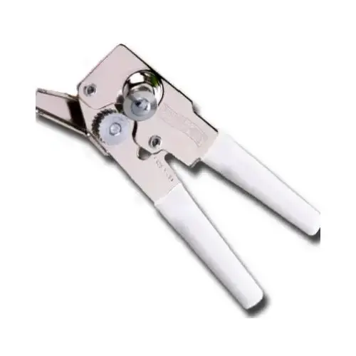 Can Opener White Steel Manual Compact White