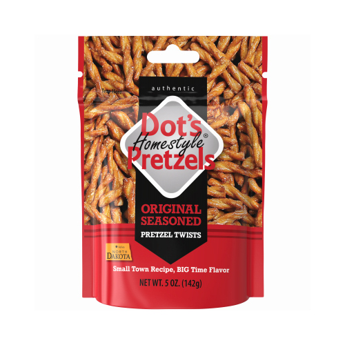 Dot's Homestyle Pretzels 0008 - DP-XCP10 Pretzels Dot's Homestyle Original 5 oz Bagged - pack of 10