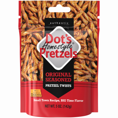 Dot's Homestyle Pretzels 0008 - DP Pretzels Homestyle Original 5 oz Bagged