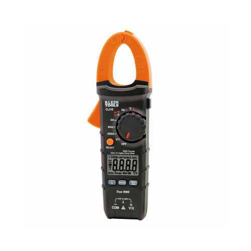 Klein Tools CL320 Clamp Meter -40-1832 degreeF LCD Black/Orange