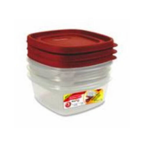 Food Storage Container Set White White - pack of 4