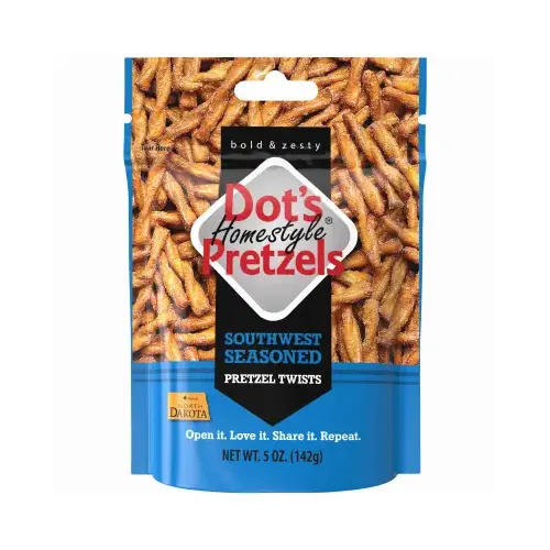 Dot's Homestyle Pretzels 5008 - DP 7399959 Pretzels, Southwest Seasoned Flavor Bag