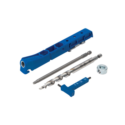 Kreg KPHJ310 Pocket Hole Jig, 1/2 to 1-1/2 in Clamping, 1-Guide Hole, Nylon/Steel/Thermoplastic Elastomer