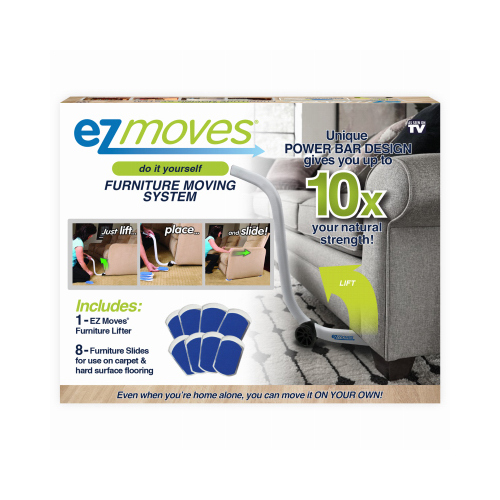 Ez Moves EZ011106 Furniture Moving System As Seen On TV Rubber Blue