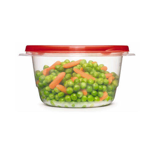 TakeAlongs 7F52RETCHIL Food Storage Container Set, 3.2 Cups Capacity, Clear, 6 in L, 7 in W, 5 in H - pack of 4