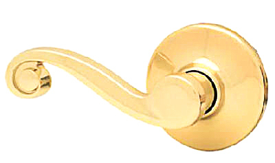 Kwikset 97880-682 Signature Series Half Inactive/Dummy Lever, Steel, Polished Brass