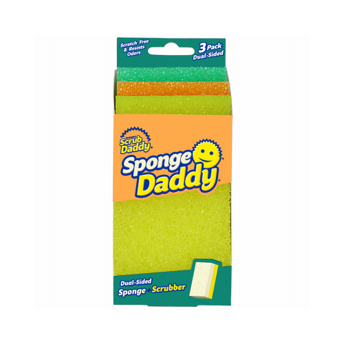 Scrub Daddy 09903008CL1EN01 Scrubber Sponge Sponge Daddy Heavy Duty For All Purpose Assorted